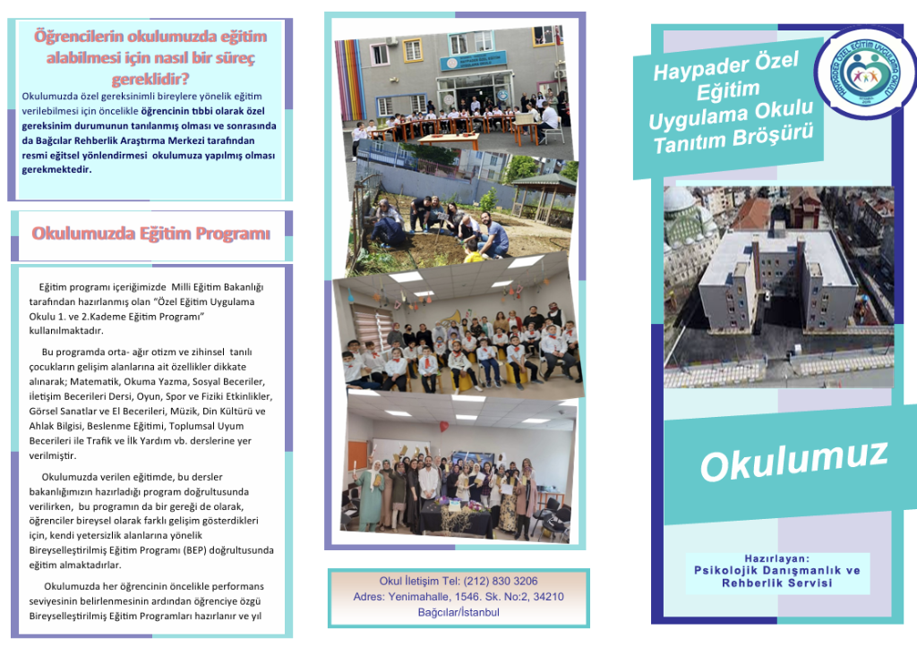 Okul Tanıtım Broşürü 1